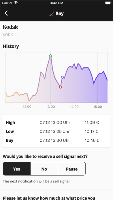 Hockey Trading Signals Screenshot