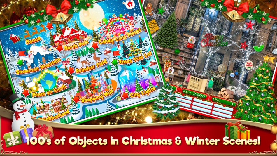 #3. Hidden Object Christmas Puzzle (iOS) โดย: Brainfull, LLC