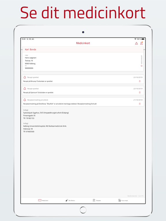 Screenshot #5 pour Medicinkortet