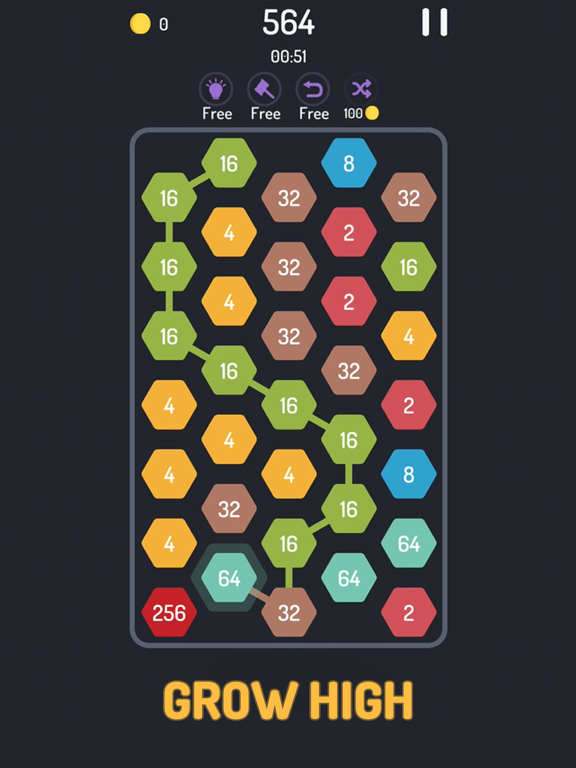 Connect Hexa iPad screenshot 5 - Games app