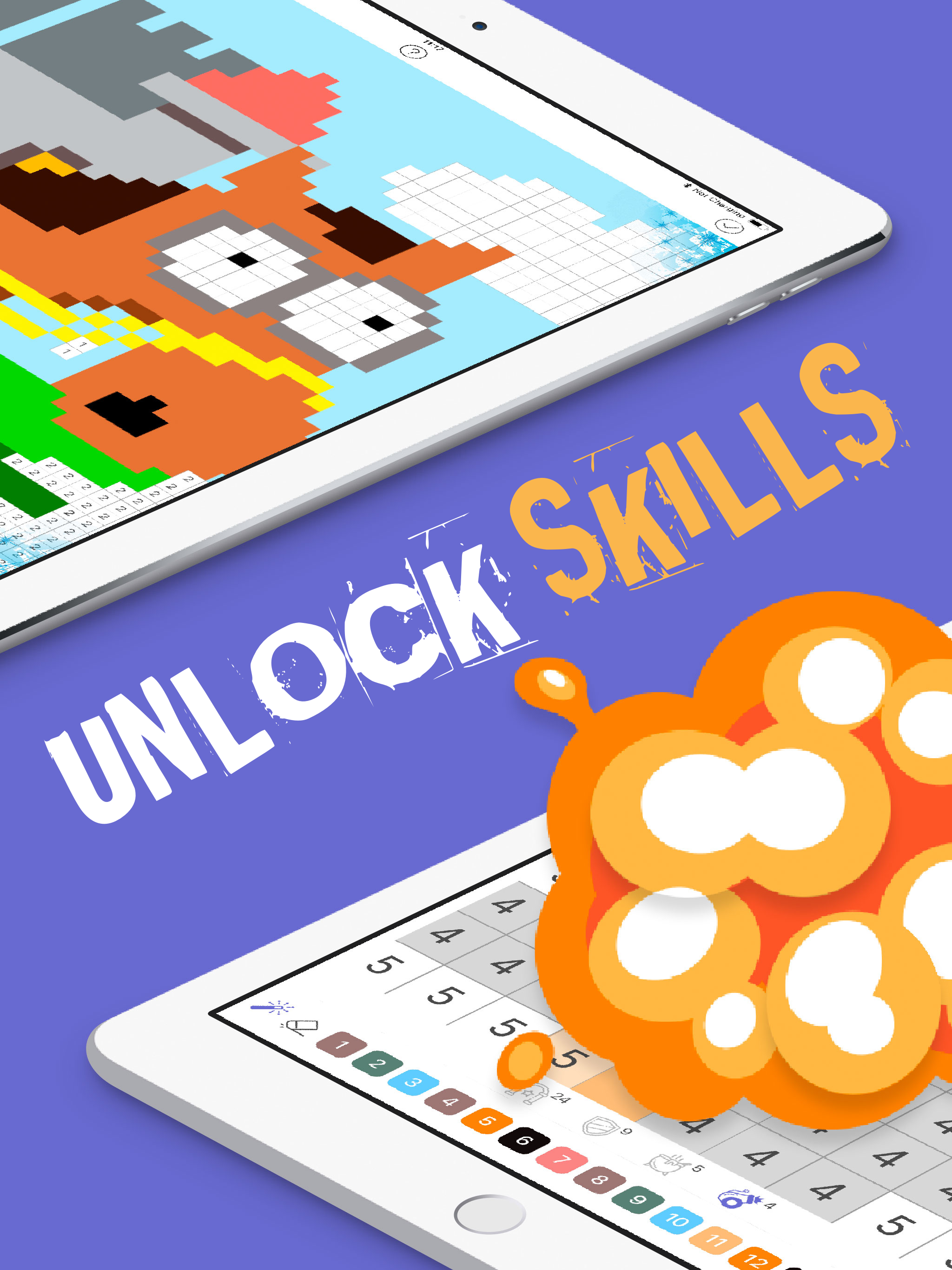 Pixel King: Coloring Book RPG