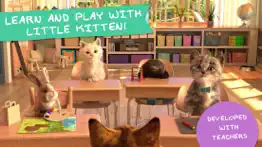 little kitten friends & school iphone screenshot 2