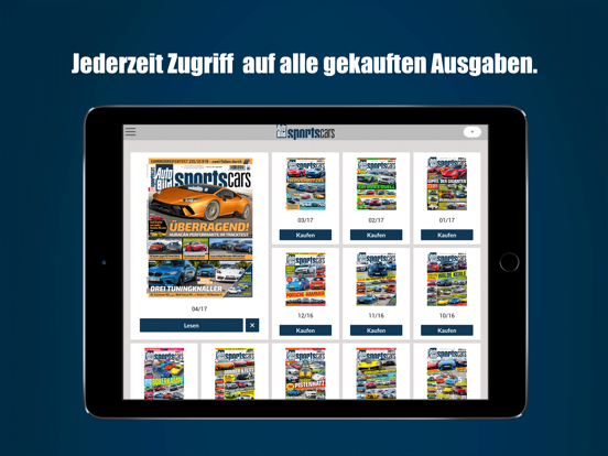 Screenshot #5 pour Auto Bild Sportscars Reader