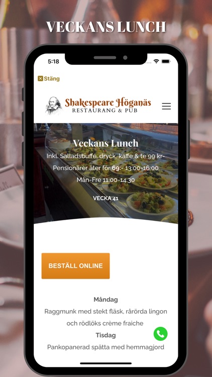 Restaurang Shakespeare screenshot-4
