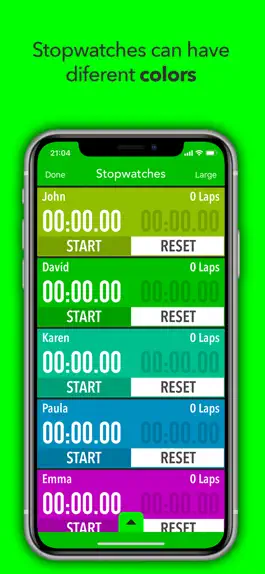 Game screenshot Best Multi Stopwatch Pro apk