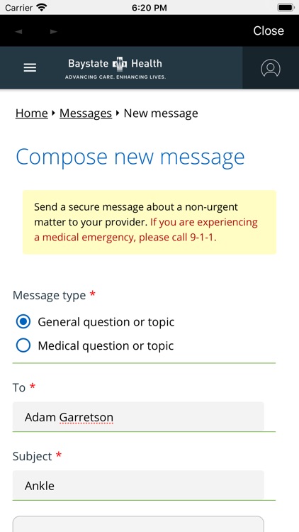 MyBaystate screenshot-4