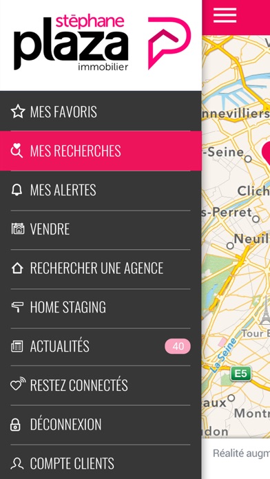 Stéphane Plaza Immobilier Screenshot