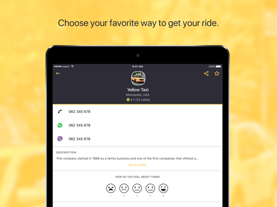 Screenshot #5 pour Weelz - Taxi Phonebook