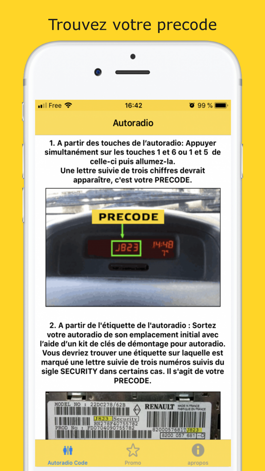 #3. Car Radio Code (iOS) Podle: P. UNG