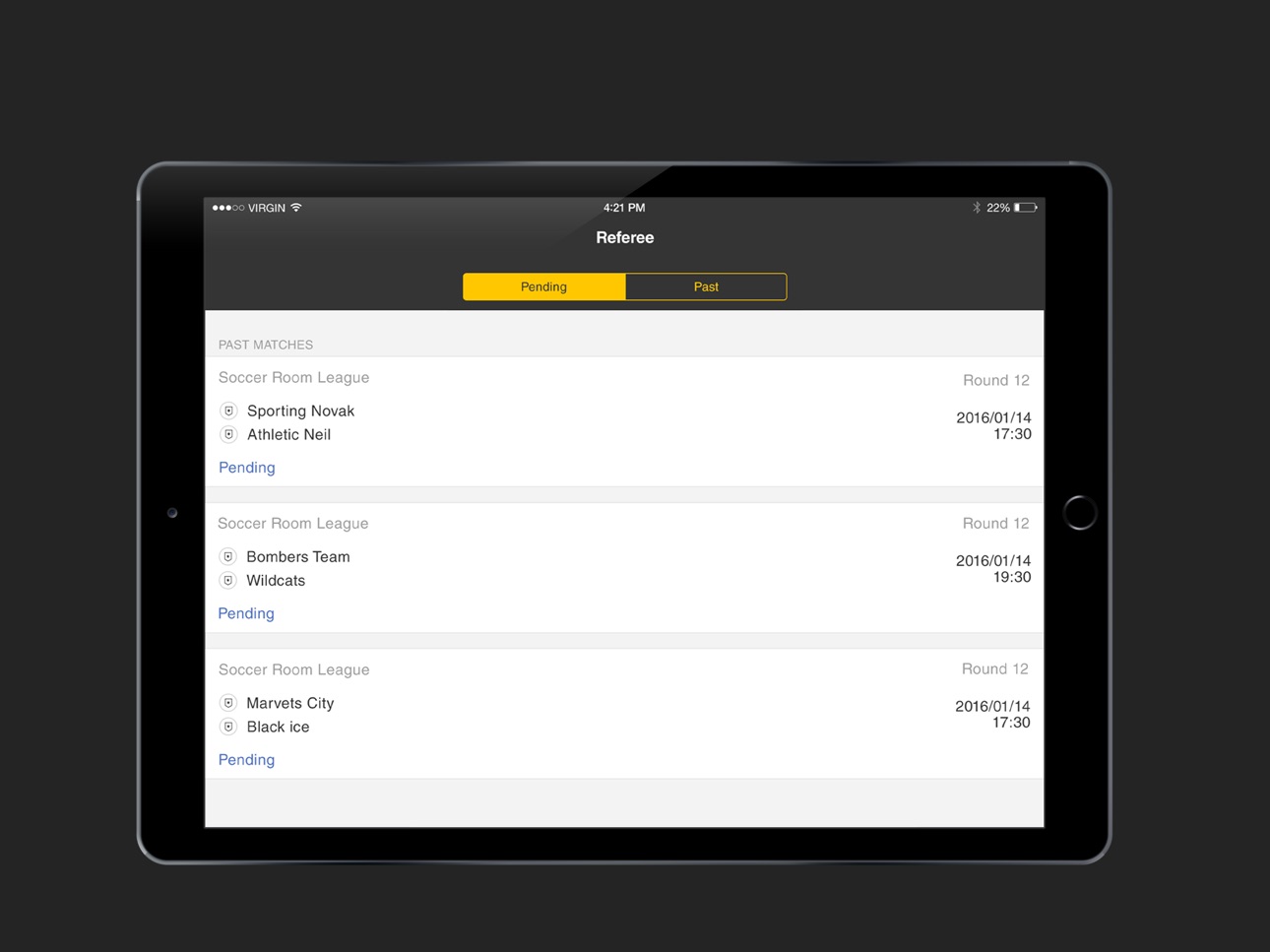 iPad screenshot