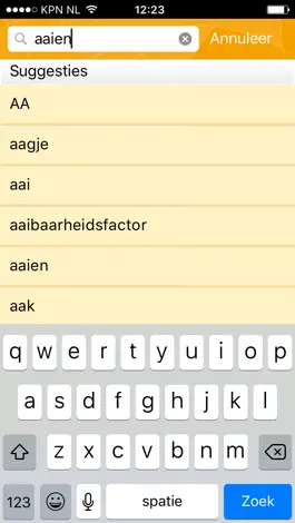 Game screenshot Woordenboek XL Nederlands mod apk