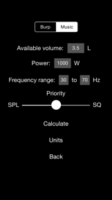 Woofer Box Calculator PRO screenshot
