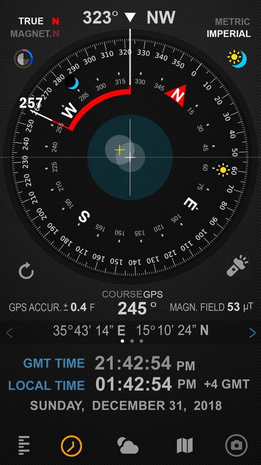 #2. Compass 54 Pro (iOS) 由: Elen Bekzadyan