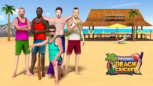 Friends Beach Cricket screenshot #2 for iPhone