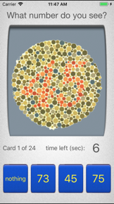 Colorblind Eye Exam Test screenshot