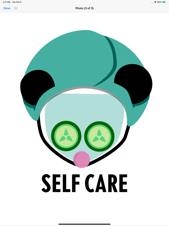 Baby Petunia iPad screenshot 2 - Stickers app