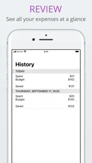 simple budget- track spendings iphone screenshot 4