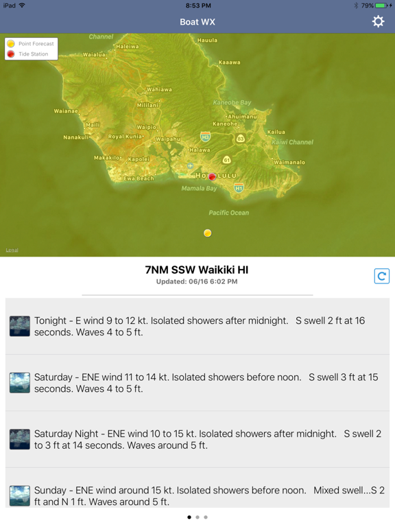 Screenshot #6 pour Boating Weather and Tides