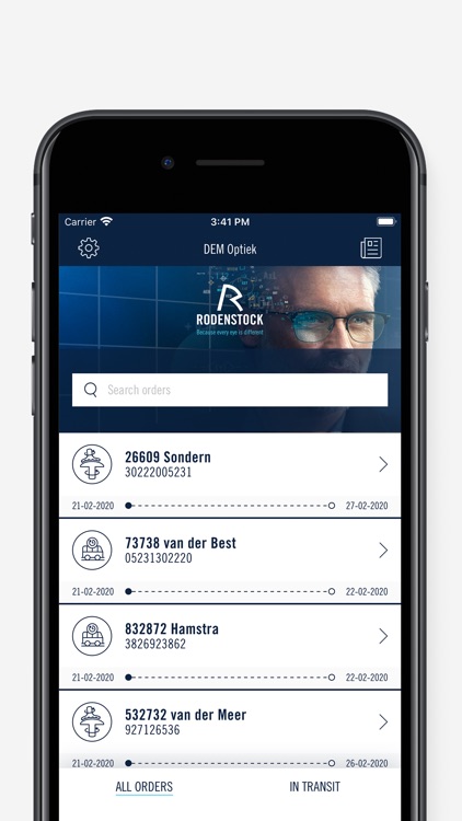 Rodenstock Orderstatus