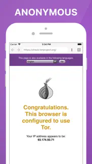 tor browser - ornet onion web iphone screenshot 2