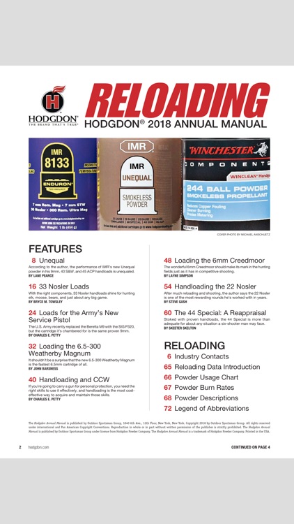 Hodgdon Reloading Manual screenshot-3