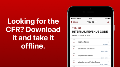LawStack: CFR,USC,Statutes,Law Screenshot
