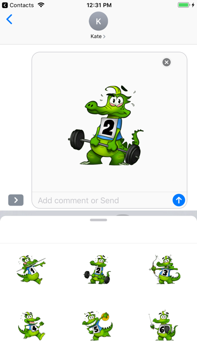 Croco Sticker Pack Screenshot