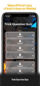 Trick Question Quiz screenshot #1 for iPhone