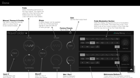 WaveFolder - Audio Unit screenshot