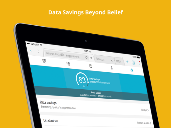 Puffin Cloud Browser iPad app afbeelding 5