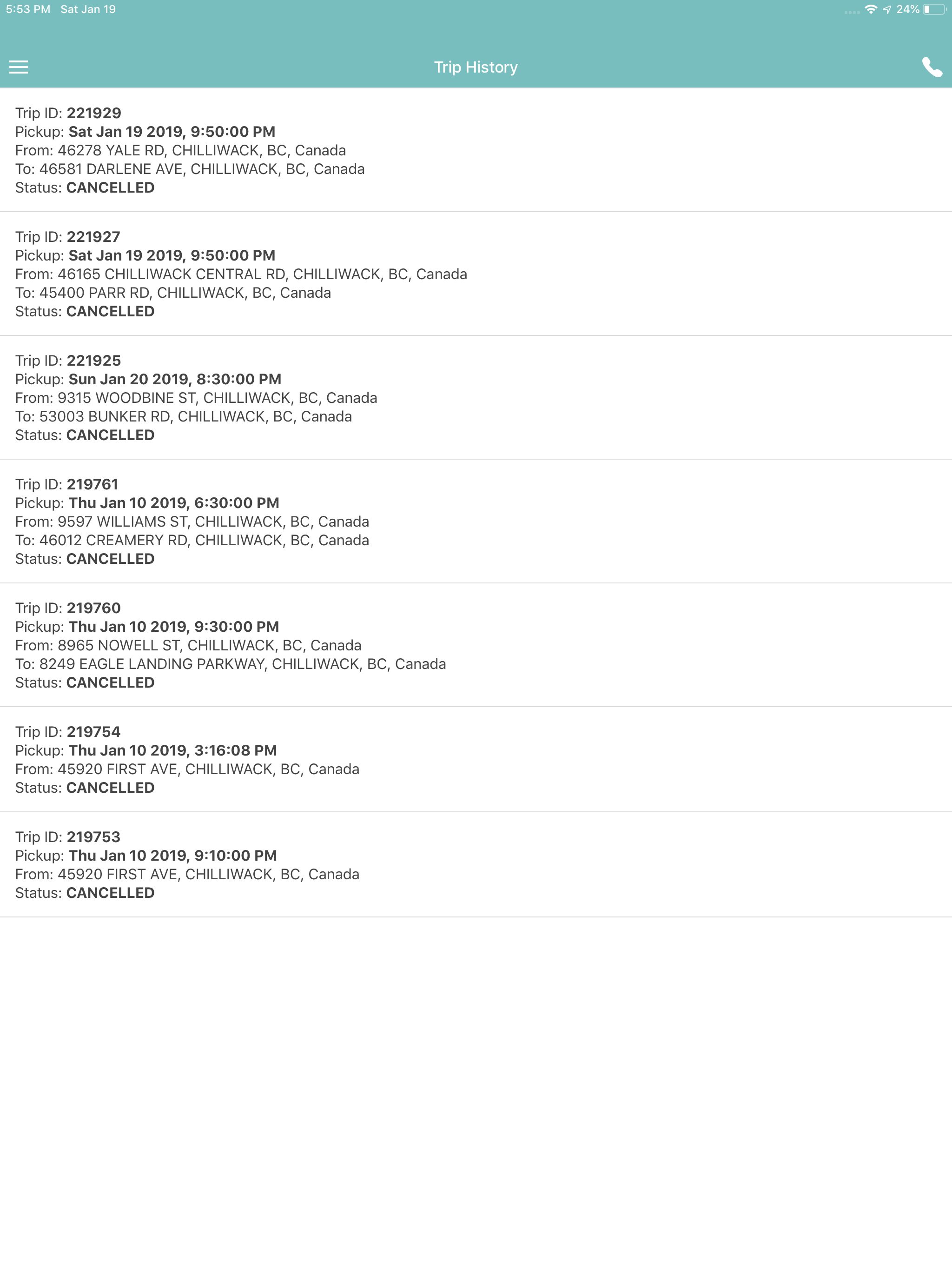 Cheam Taxi screenshot 11