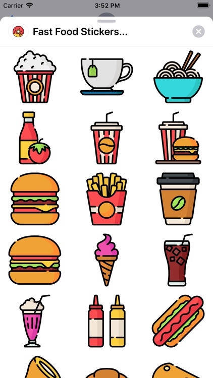 Fast Food Stickers...