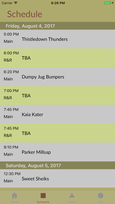 Screenshot #2 pour Sugar Maple Music Festival