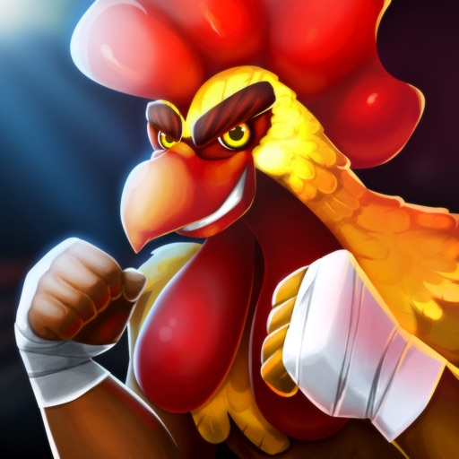 Cock Battle - Fist and Feather Icon