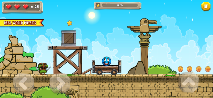 Blue Ball 11 Red Bounce Ball