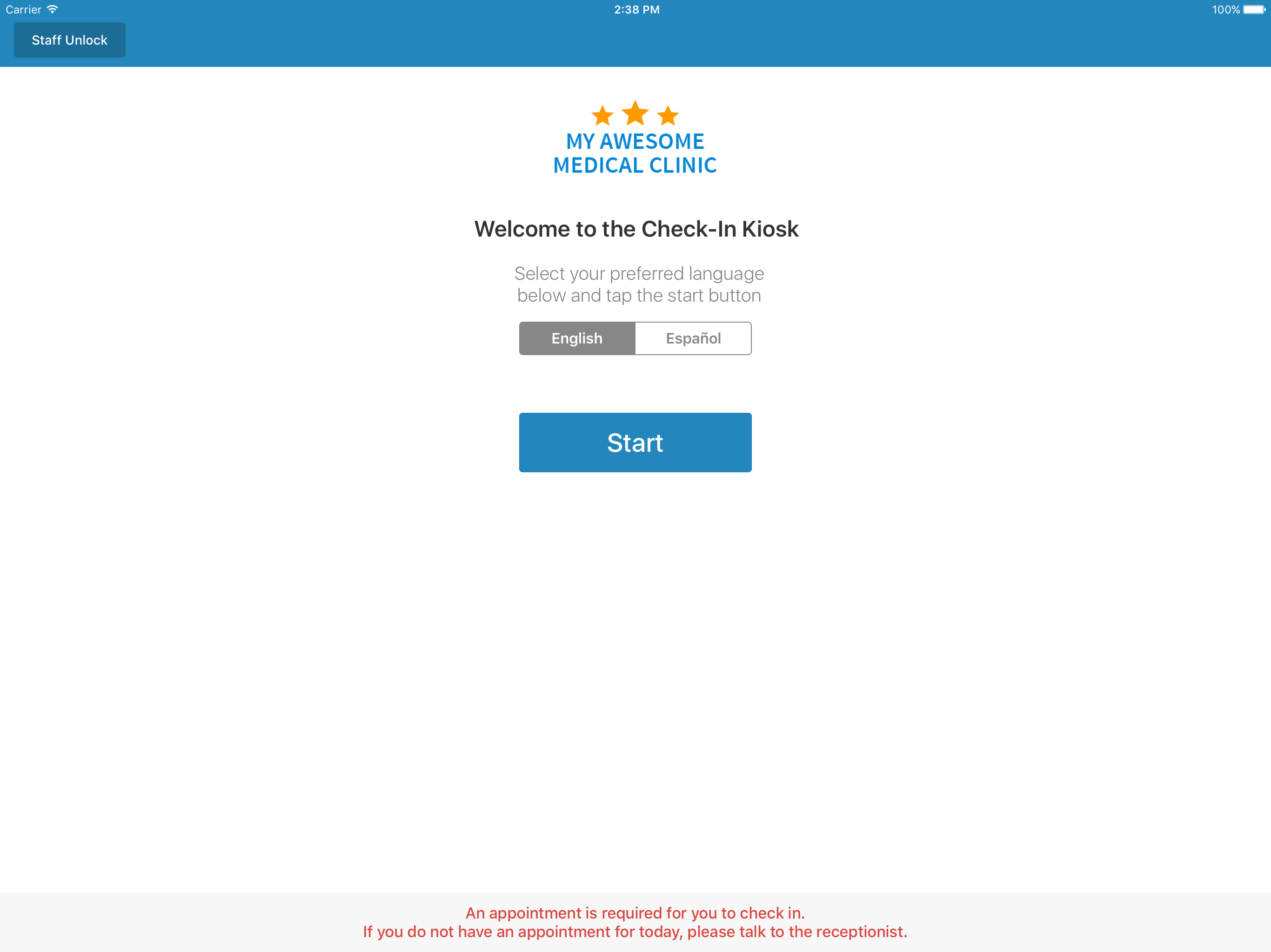 DrChrono Patient Check-In screenshot 4