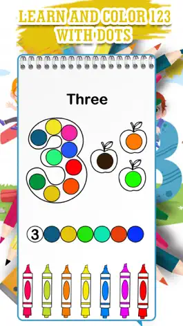 Game screenshot 123 Numbers Dot Coloring Book hack