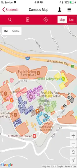 Game screenshot Foothill College Mobile apk