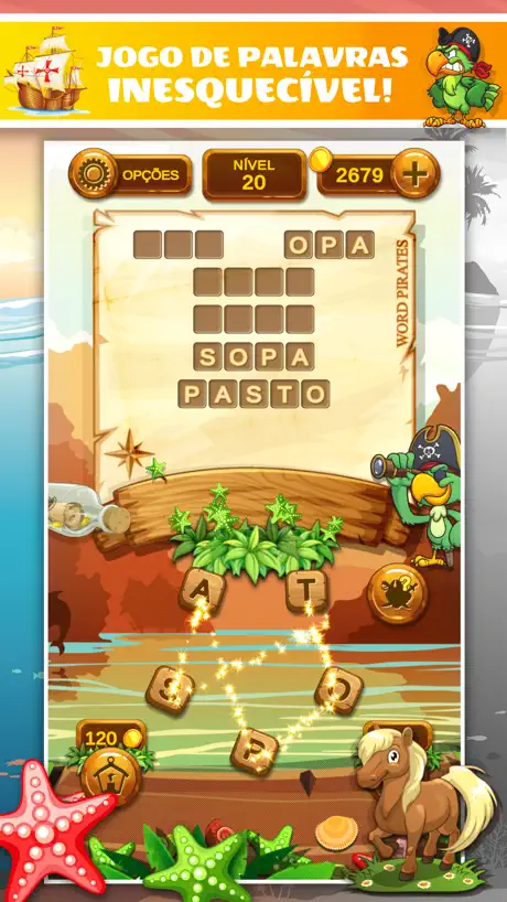 Palavra Pirata: Jogos Palavras