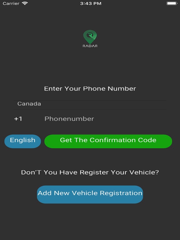RadarGPS iPad screenshot 1 - Travel app