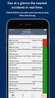 british columbia roads iphone screenshot 3