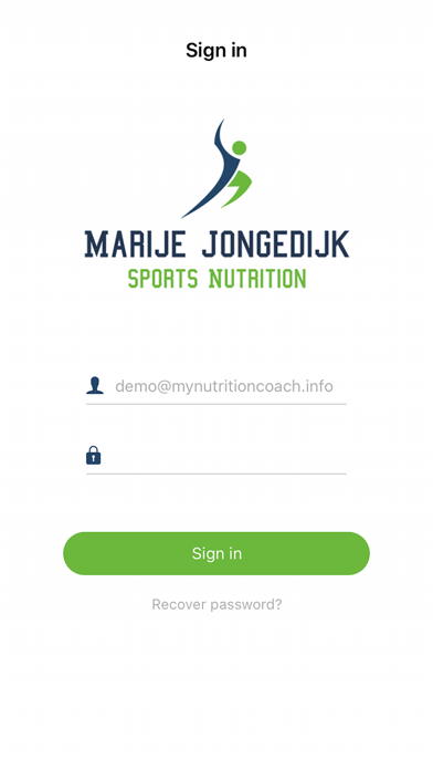 Screenshot #1 pour My Nutrition Coach