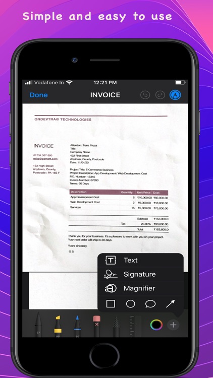 PDF Scanner : Portable scanner screenshot-4