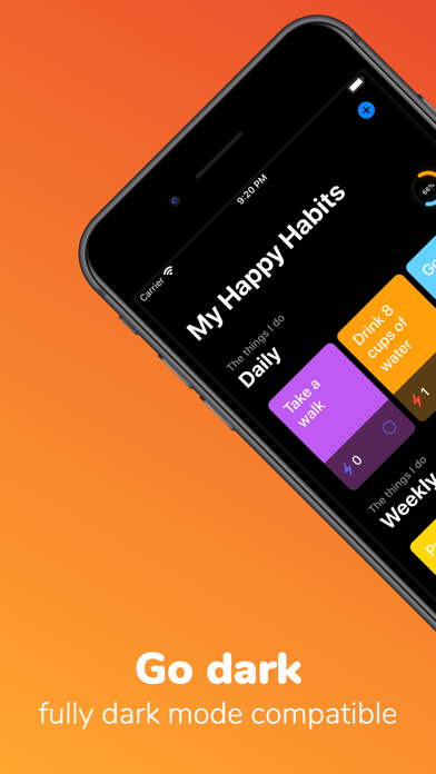Happy Habits - Habit Tracker Screenshot