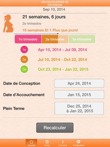 Screenshot #5 pour Ma Calculatrice de Grossesse