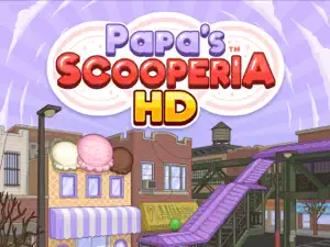 Papa's Scooperia HD screenshot #1 for iPad