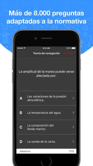 Captura de pantalla de Test Patrón en iPhone 3