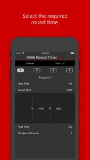 mma round timer pro iphone screenshot 4