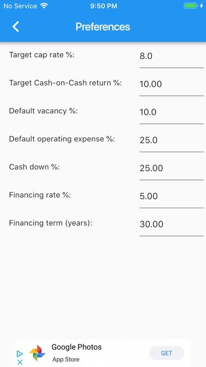 Easy Cap Rate Calculator