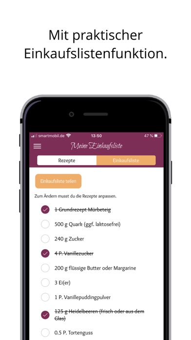 Tanjas glutenfreie Rezepte Screenshot